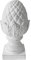 Deko Figur Steinguss Beton Zapfen Artischocke Pinienzapfen Säule Skulptur Statue