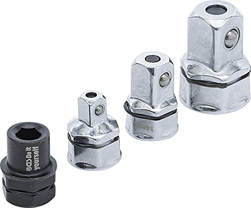 BGS Diy 98210 | Adapter-Satz für Ratschen-Ringschlüssel | 4-tlg.