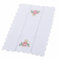 BLESSUME Church Mass Altar Cloth Purificator Cloth Cross Embroidery (White 6)