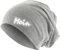 Stylischer Jersey Beanie aus Baumwolle mit reflektierendem Moin Druck Perfekt für Nordlichter, ideal für Freizeit und Sport, Unisex, vielseitig tragbar Heather Grey OneSize (M/L)