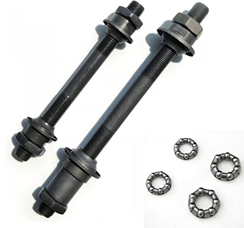 HpLive Radnabenachse Kit, 145mm 108mm Fahrradachse Schnellspanner Mountainbike Rad Vorne Und Hinten Fahrradachse Radachsen Vollwelle für Mountain Fahrrad