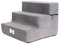 JISADER Escalera Suave para Perros Escalera Antideslizante Cubierta de Cremallera Extraíble para Sofá Cama Alta, Gris Claro