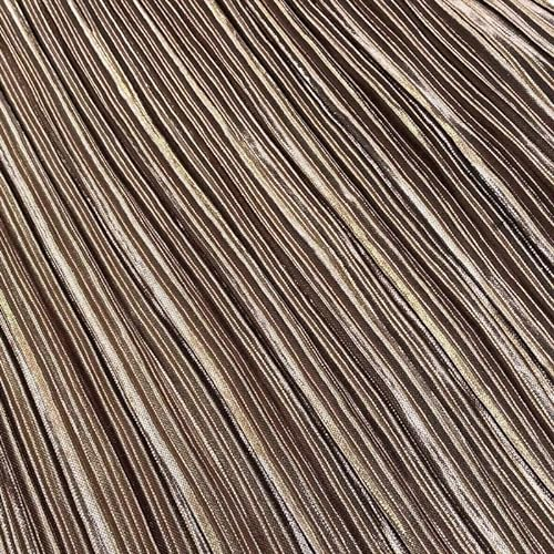 Nerz-Plissee-Satin-Stretch-Stoff für Kleider, Tanzrock, Hose, 147,3 cm (Probe (10 cm x 10 cm), Nerz 1222)