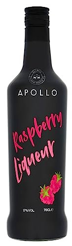 Apollo Raspberry Liqueur, Fruity Liqueur for Bramble Cocktails, Vegan Artisan Fruit Flavoured Liquor, 17% Alcohol Drink, Classic Cocktail Ingredient & Natural Berry Flavour for Home Bar, 70cl