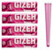 4x Gizeh ALL PINK King Size Slim Papier + Tips inklusive 1 J-Tube Futurola