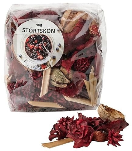 Scented potpourri, Berries/red, 90 g (5)