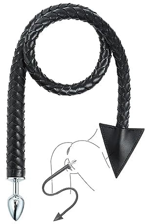 CZZSiug Cravache en Cuir de Vache véritable Cravache équestre en Cuir de Vache tressé, Meilleure cravache de Cow-Boy Professionnelle pour l'équitation Sportive