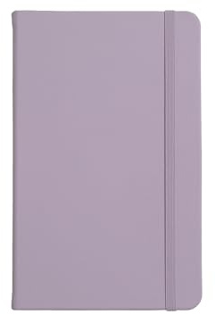 Papier Everyday Notebook - Lilac, 13 x 21cm | Lined Pages, Expandable Back Pocket, For Note Taking & Journalling, FSC Paper