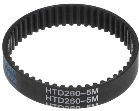 sourcing map HTD5M-260 Gummi Zahnriemen 52 Zähne Geschlossene Schleife Riemenscheibe Zahnriemen 15mm Breite, 260mm Umfang Synchronriemen Gummizahnriemen Keilriemen Antriebsriemen