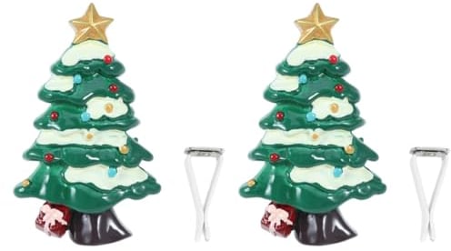 MILISTEN 2st Christbaum Weihnachtsschmuck Weihnachten Deko Autoklimaanlage Weihnachten Auto-parfüm-entlüftungsclip Auto Lüftungs Dekoration Auto Klimaanlage Weihnachtsdekoration Innere