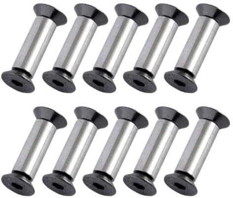 10pcs Knife Handle Bolt Rivets Scale Screw Fastener Nut DIY Making Material YFS Hex Head Knives Fastening Screws Kit Drop Ship