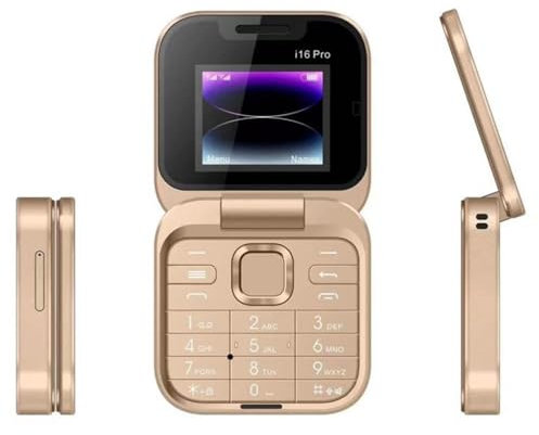 Big Button Mobile Phone For Elderly, Unlocked Fl-ip Senior Mobile Phone, 2sim Card 2.4 LCD Display Foldable Phone For Seniors, Speed, Camera, Talking Numbers, FM Radio, Torch, 1000mAh
