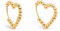 SINGULARU - Cora Dots Ohrringe. Edelstahl mit 18 Kt Vergoldeter Beschichtung. Schmuck für Damen.