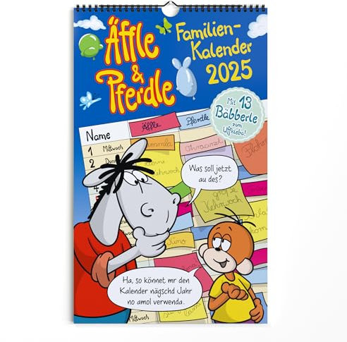 Äffle & Pferdle Familienkalender 2025