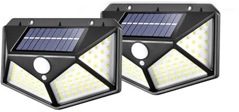 MACHSWON Luz solar para porche de caravana, luces de toldo de caravana, luz con sensor activada por movimiento, luces impermeables para caravana, caravana, remolque de viaje (paquete de 2)