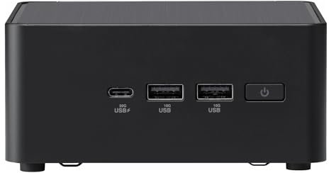ASUS Mini PC | NUC 14 Pro | Schwarz | Core Ultra 5 125H | RAM: 32GB (DDR5) | SSD: 500GB | Windows 11 Pro