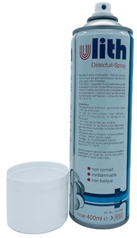 ARLI Set: Ulith Lecksuchspray 400ml – Leckfinder-Spray für Gas- und Druckluftleitungen, Korrosionsschutz, biologisch abbaubar