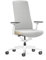 Interstuhl Pure Fashion Edition – Der Bürostuhl der Sich an Gewicht und Bewegung anpasst – ausgestattet mit der nachgewiesen ergonomischen Smart-Spring Technologie (4D-Armlehnen, White | Sand)