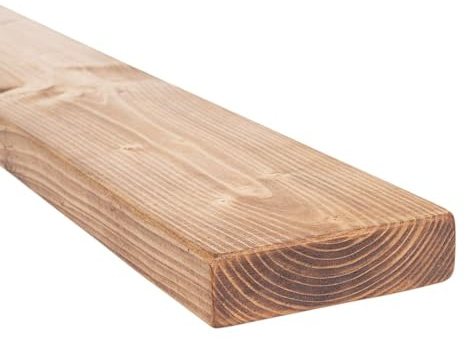 MoonTree Rustikales schwebendes Regal, 50 cm x 15 cm x 3.8 cm, dunkle Eichenoptik