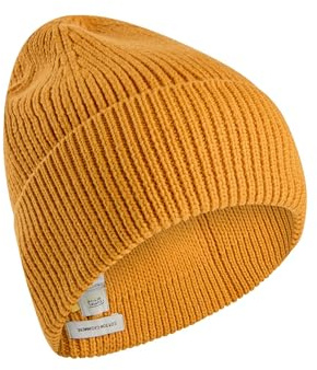 camel active Herren Beanie aus einem Baumwoll-Kaschmir Mix
