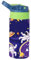 Docliick - Botella agua Acero Inoxidable niños. Térmica 350ml.Botella con dibujos originales exlusivos. Botella Niños colegio pajita. (20.Astronauta Bandera)