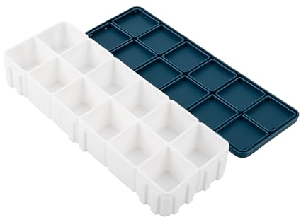 12 Cell Airtight Paint Palette Box Sealable Tray with Deep Wells for Watercolor Acrylic Oil Painting Paint Saver Palette with Cover for Artists and DIY Projects