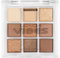BUTBU Palette Fards à Paupières, 9 couleurs, Professional Makeup Palette de Fards à Paupières Ultimate Shadow, Finition Intense et Longue Durée, Résistant à la Transpiration,Résistant Aux Plis,Vegan
