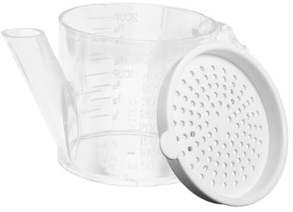 Alipis Olla De Filtro De Aceite Recipiente Aceite Usado Colador Cocina Doméstico