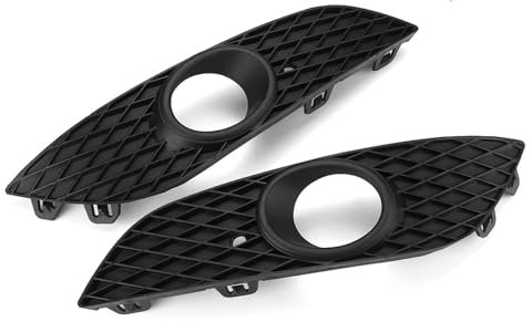 MDYGMM Nebelscheinwerfer Gitter für Vauxhall Opel Astra H 2007-2012 1400409 1400410, Auto Stoßstange Nebelscheinwerfer Blende, Nebelscheinwerfergitter Rechts & Links Set Ersatz,B-Right