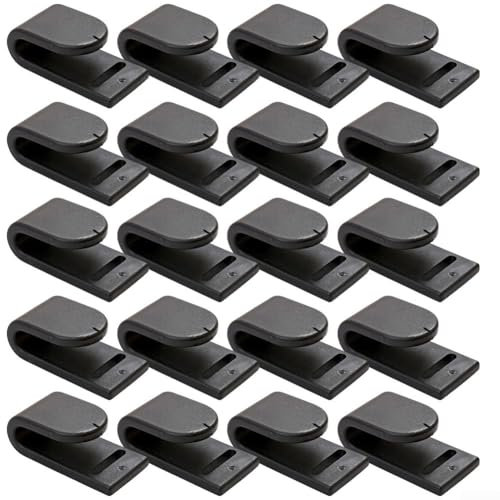 20 ganci resistenti per tende da campeggio e roulotte, per fettuccia da 20 mm