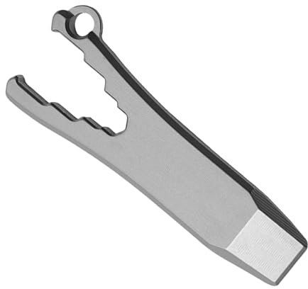 Metalllegierungen, multifunktionales Outdoor-Werkzeug, kleine Brecheisen, offener Schraubenschlüssel, Schlüsselanhänger, Anhänger, Outdoor-Camping-Werkzeug, langlebig