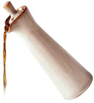 Distributeur de Sauce Soja en Bouteille,Récipient en Céramique 120 ml pour Vinaigre,Distributeur De Shoyu - Pour Cuisine Sirop Condiment Assaisonnement Miel Garde-Manger Plan De Travail Maison Restaur