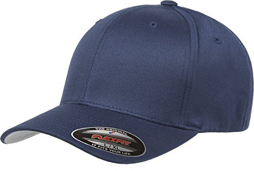 Flexfit Herren Men's Athletic Baseball Fitted Cap Taillierte Baseballkappe, Verdunkelung, Marineblau, L/XL