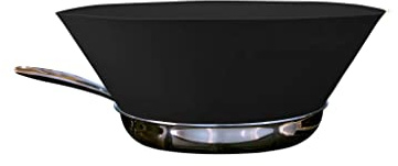 Frywall 8 (Small Pans) - Black - Splatter Screen Alternative, As Seen on Shark Tank