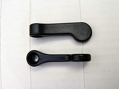 S&S-Shop 4 Kunststoff Vorreiber - schwarz - 50 mm lang - Ø 13 mm / 5 mm