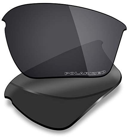 Mryok - Cristales de repuesto para Oakley Half Jacket 2.0 XL OO9154 Corrosión antiagua polarizada, color negro Talla única