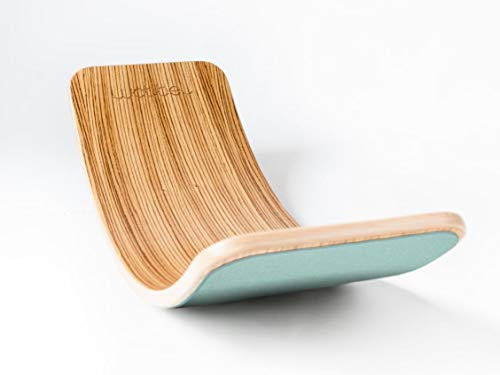 Wobbel Wobbelboard Honey mit Filz Sky blau