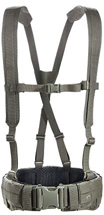 Tasmanian Tiger TT Warrior Belt MK III Ausrüstungs-Gürtel (IRR Steingrau-Oliv, S)