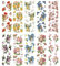 Ideen mit Herz Transparent-Sticker | 10 Bogen à 10 cm x 30 cm | Bunte Aufkleber zum Basteln & Dekorieren (Zauberhafte Elfen 2)