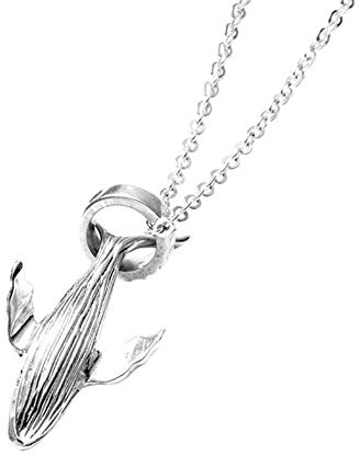 Helen de Lete S925 Sterling Silber 52 Hz Wal Fisch Liebhaber Halskette