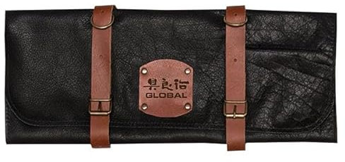 Global GL-458710 Deluxe Leather Case for 10 Knives
