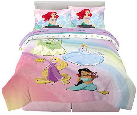 Franco Disney Princess Ariel Kinder-Bettwäsche-Set, superweich, 5-teilig, Disney-Produkt