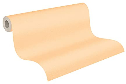 Architects Paper Uni Floral|Impression Vliestapete 10,05 m x 0,53 m orange Made in Germany 377494 37749-4