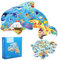 Widisun Jigsaw Puzzles for Kids 108 Pieces Dolphin Kids Jigsaws Dolphin Jigsaw That Comes to Life Preschool Educational Jigsaw Puzzles Gifts for Birthday Christmas Happy New Year