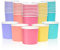 Cups à Glace en Papier MATICAN, Pack de 50, 320 ml, Bols Jetables pour Desserts, 5 Couleurs Pastel