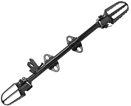 KIMISS Support De Montage Pour Repose-Pieds En Alliage D'Acier, Repose-Pieds Pour Barre De Support De Remplacement Pour CRF50 Pit Bikes (Noir)
