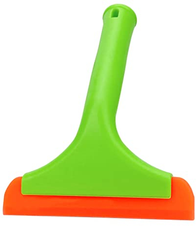 LinYesh Flexible Shower Squeegee, Small Car Squeegee with 7.5in Long Handle, Silicone Squeegee for Glass, Window, Shower Door, Bathroom Glass, Car Windshield