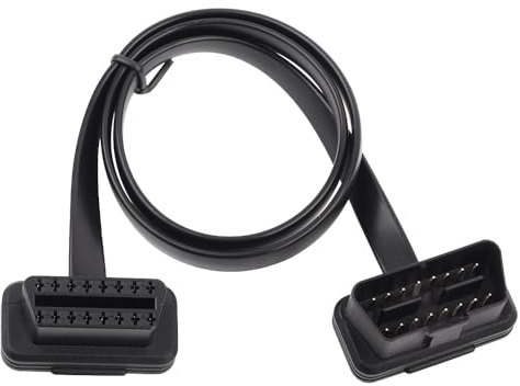 Psytfei OBD2 Cable De Extensión,OBD II Macho a Hembra De 16 Pines Adaptador OBD2 De Cable Extensor De Diagnóstico Para Automóvil
