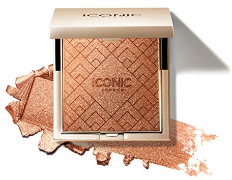 ICONIC London Kissed by the Sun Mehrzweck-Wangen-Leuchtmittel | Highlighter Make-up Bronzer, Date Night, 5 g