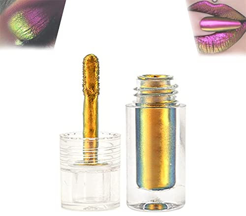 DUBUSH Chic-Chat Flüssige Multi-Chrom-Lippenstifte Langanhaltende, Matte, flüssige Lippenstifte, schimmernder, glänzender, flüssiger Lipgloss, Mehrzweck-Highlight-Lidschatten-Lippenstifte